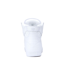 Mens Supra High Top Shoes SKYTOP White/White | AU-93168